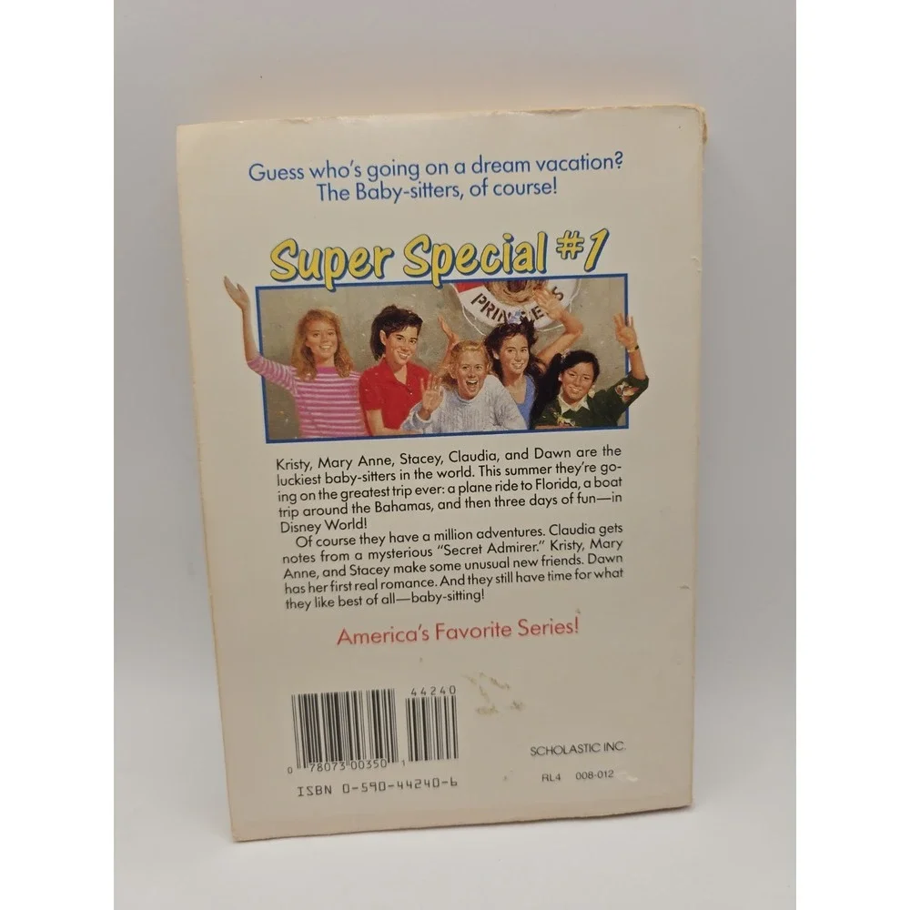 The Babysitters Club Super Special Book #1 It's The Baby-sitting Adventure Of A